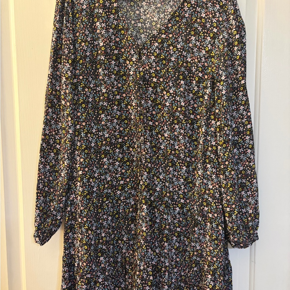 Floral Long Sleeve Dress